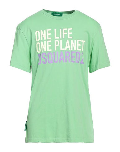 DSQUARED2 T-shirt Light green 100% Cotton