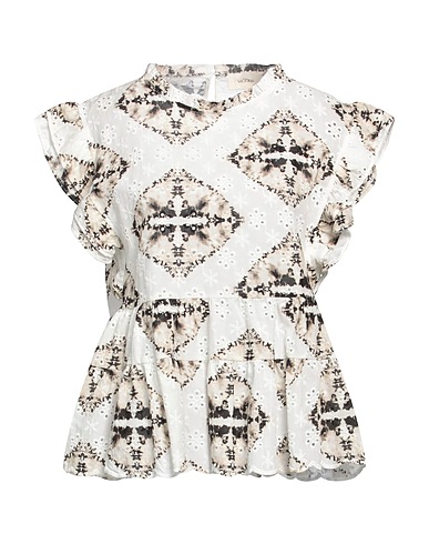 VICOLO Top BIANCO 100% Cotton