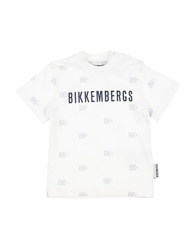 BIKKEMBERGS T-shirt White 95% Cotton, 5% Elastane