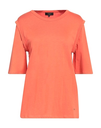 FAY T-shirt Coral 52% Cotton, 48% Viscose