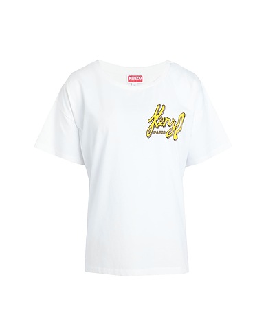 KENZO T-shirt White 100% Organic cotton