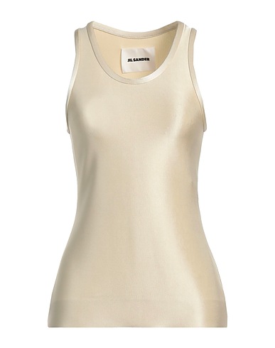 JIL SANDER Top Ivory 93% Viscose, 7% Elastane