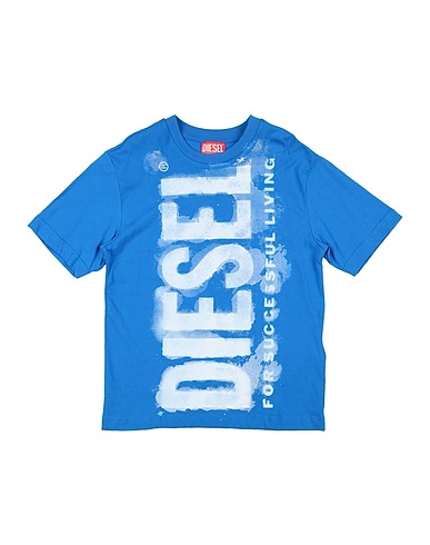 DIESEL T-shirt Blue 100% Cotton
