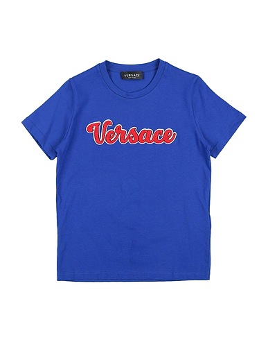 VERSACE YOUNG T-shirt Blue 100% Cotton