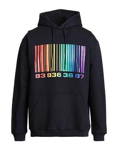 VTMNTS Hooded sweatshirt Black 80% Cotton, 20% Polyester