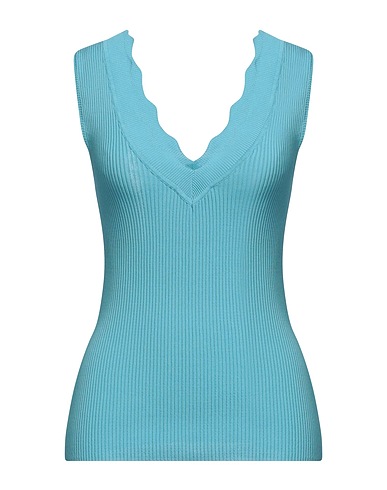 COMPAGNIA ITALIANA Top Azure 65% Viscose, 35% Polyamide