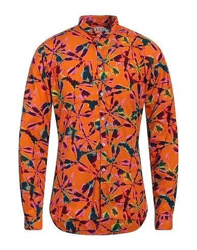 6167 Camicie Arancione 100% Cotone