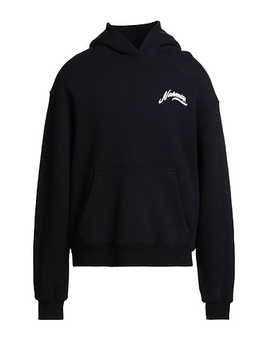 NAHMIAS Hooded track jacket  Black 100% Cotton
