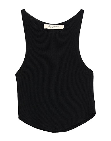 LE STREGHE Top Black 79% Viscose, 21% Polyamide