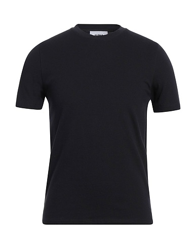 ALPHA STUDIO T-shirt Midnight blue 95% Cotton, 5% Elastane