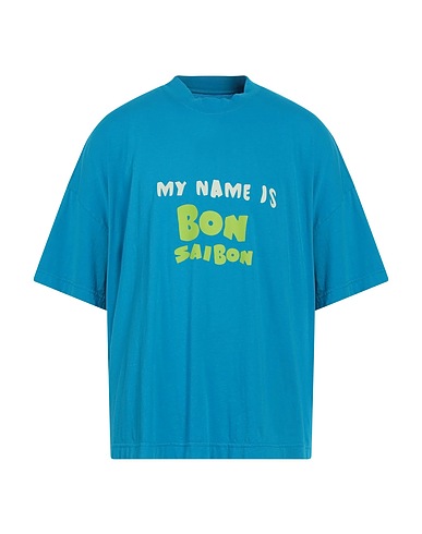 BONSAI T-shirt Azure 100% Cotton