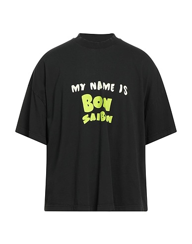 BONSAI T-shirt Nero 100% Cotone