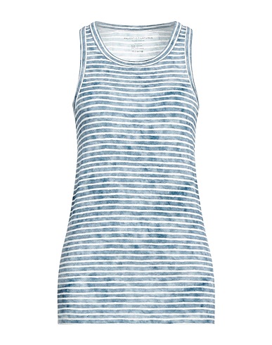 MAJESTIC FILATURES Top Slate blue 67% Viscose, 28% Linen, 5% Elastane