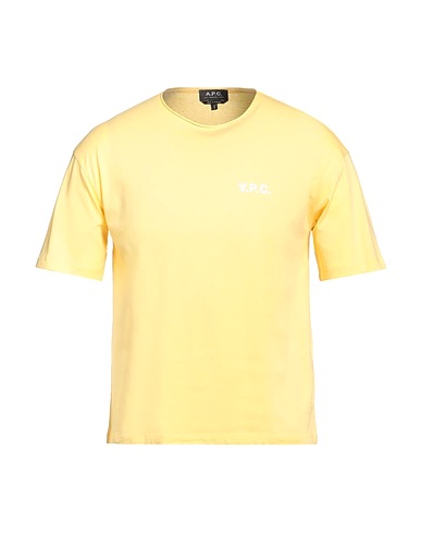 A.P.C. Basic T-Shirt Yellow 100% Cotton