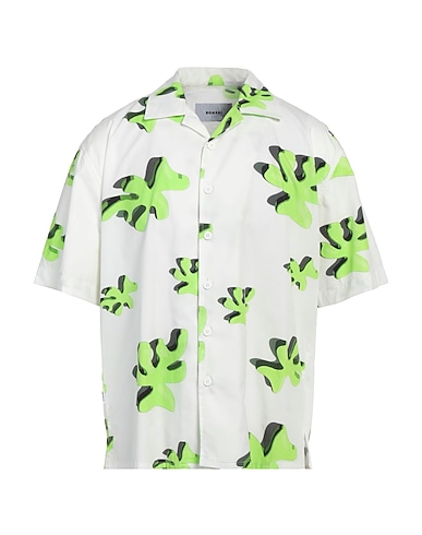 BONSAI Patterned shirt White 100% Cotton