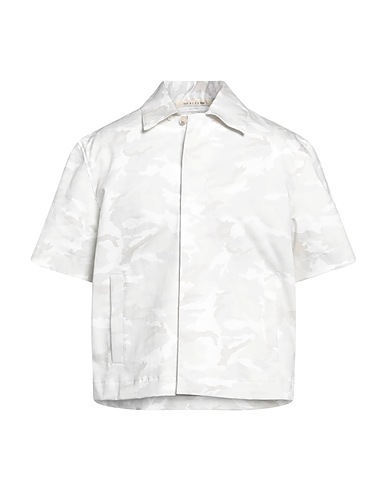 1017 ALYX 9SM Patterned shirt Light grey 97% Cotton, 3% Elastane