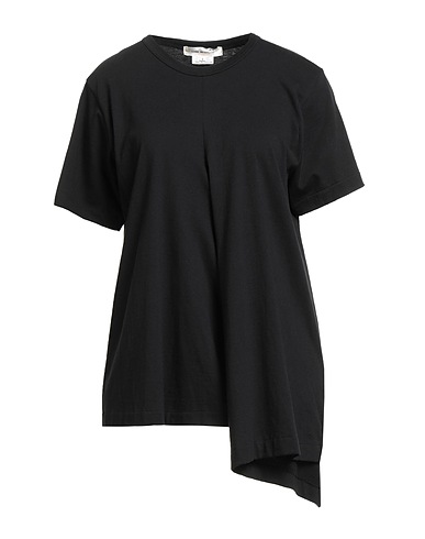 COMME des GARÇONS Basic T-Shirt Schwarz 100% Baumwolle