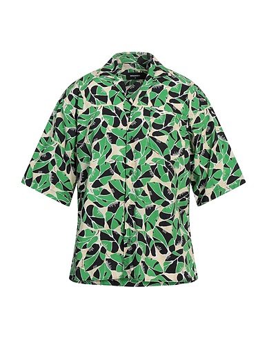 DSQUARED2 Patterned shirt Green 100% Cotton