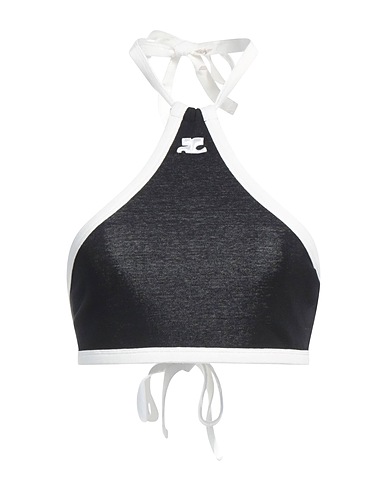 COURRÈGES Top Black 100% Cotton