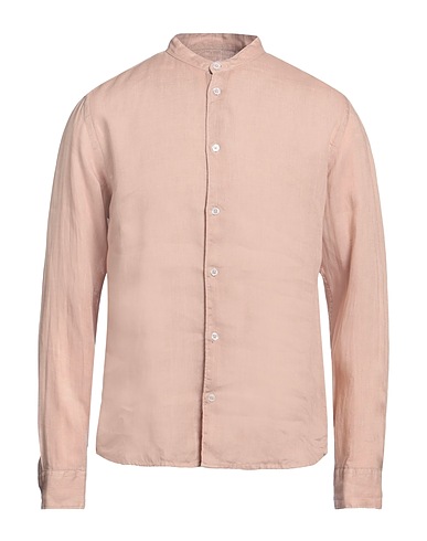 ALTEA Linen shirt Light brown 100% Linen