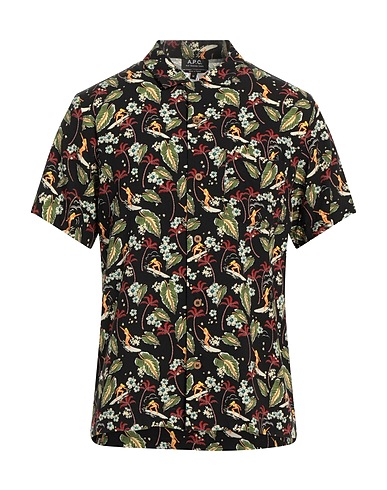 A.P.C. Patterned shirt Black 100% Viscose