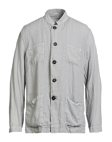 MASSIMO ALBA Linen shirt Light grey 100% Linen