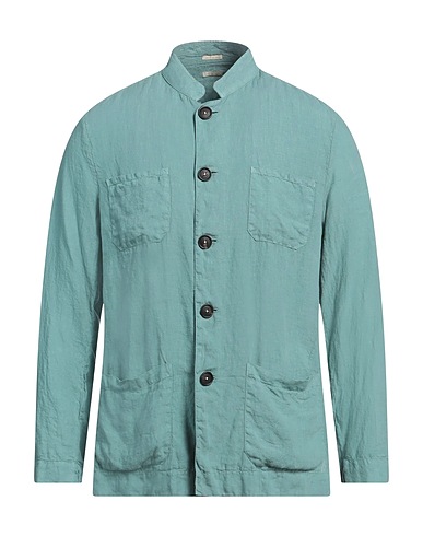 MASSIMO ALBA Linen shirt Green 100% Linen