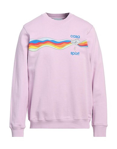 CASABLANCA Sweatshirt Lila 100% Organische Baumwolle