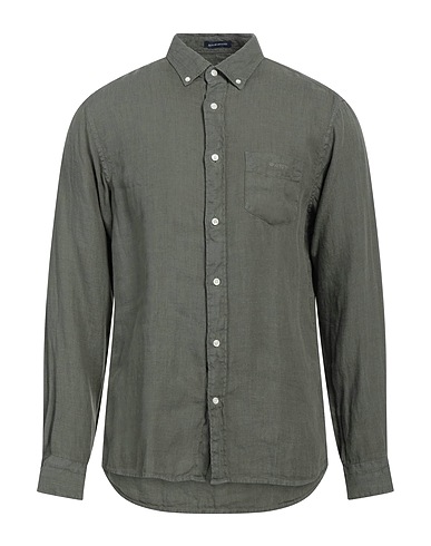 GANT Linen shirt Military green 100% Linen