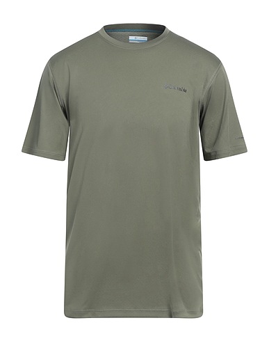 COLUMBIA Basic T-Shirt Military green 100% Polyester