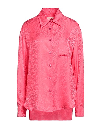 ART DEALER. Silk shirts & blouses Coral 100% Silk