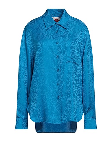 ART DEALER. Silk shirts & blouses Azure 100% Silk