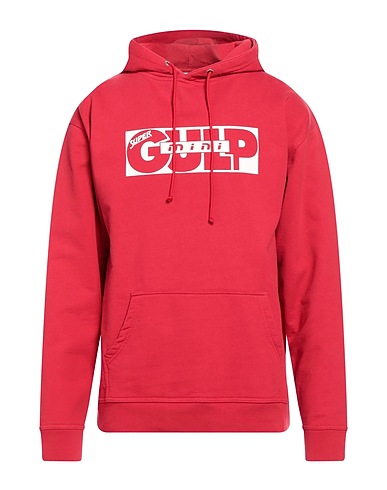 GOOD MORNING TAPES Hooded track jacket  Red 100% Organic cotton
