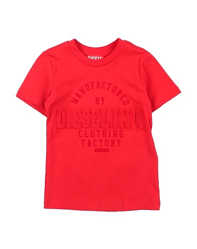 DIESEL T-shirt Red 100% Cotton