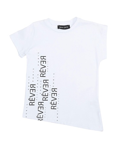RÊVER Paris T-shirt Bianco 100% Cotone