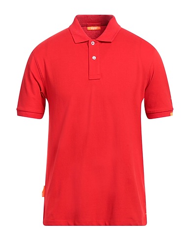 SUNS BOARDS Polo Rosso 95% Cotone, 5% Elastan