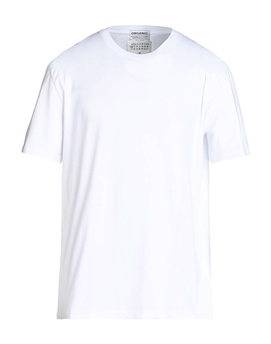 MAISON MARGIELA Basic T-Shirt White 100% Organic cotton