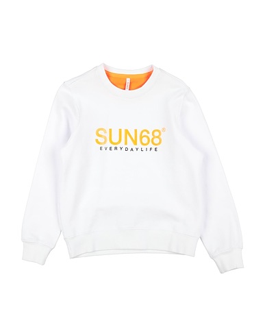 SUN 68 Sweatshirt White 100% Cotton