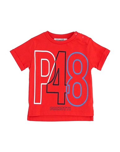 PACIOTTI 4US T-shirt Rouge vif 100% Coton