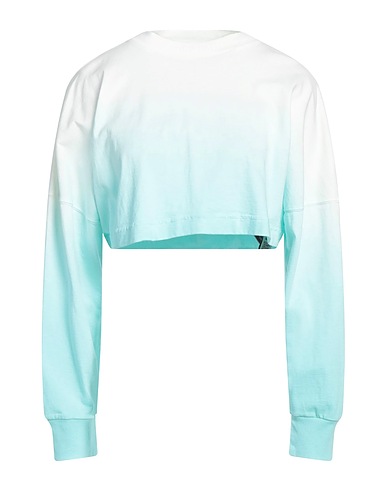 PALM ANGELS Crop top Bianco 100% Cotone
