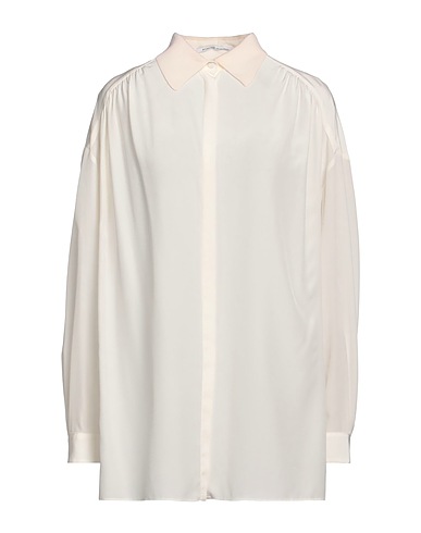 AGNONA Silk shirts & blouses White 100% Silk, Wool
