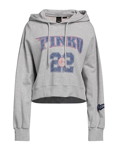 PINKO Hoodie Hellgrau 100% Baumwolle
