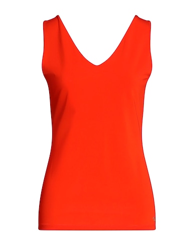 ANGELO MARANI Top Tomato red 94% Viscose, 6% Elastane