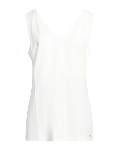 ANGELO MARANI Top Ivory 94% Viscose, 6% Elastane