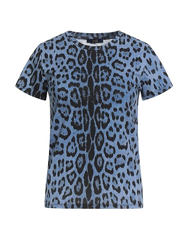 CAVALLI CLASS T-shirt Blu navy 95% Cotone, 5% Elastan