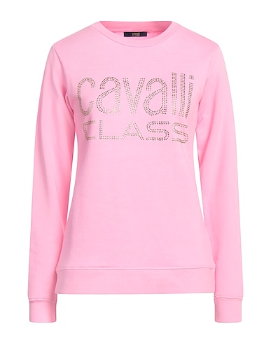 CAVALLI CLASS Sweatshirt Pink 60% Cotton, 40% Polyester