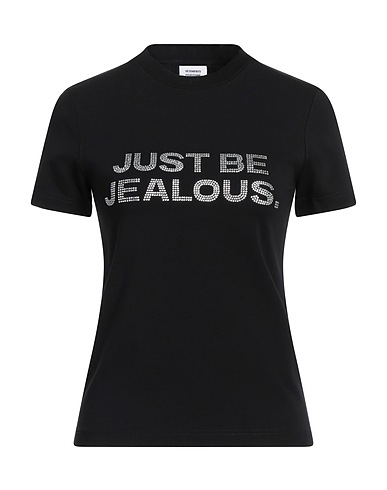VETEMENTS T-shirt Black 97% Cotton, 3% Elastane