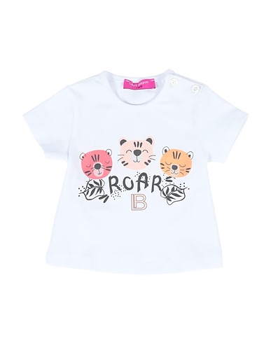 LAURA BIAGIOTTI BABY T-shirt White 94% Cotton, 6% Elastane