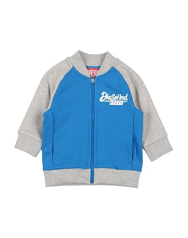 DIESEL Felpa Blu 100% Cotone