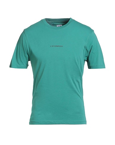 C.P. COMPANY T-shirt Verde 100% Cotone